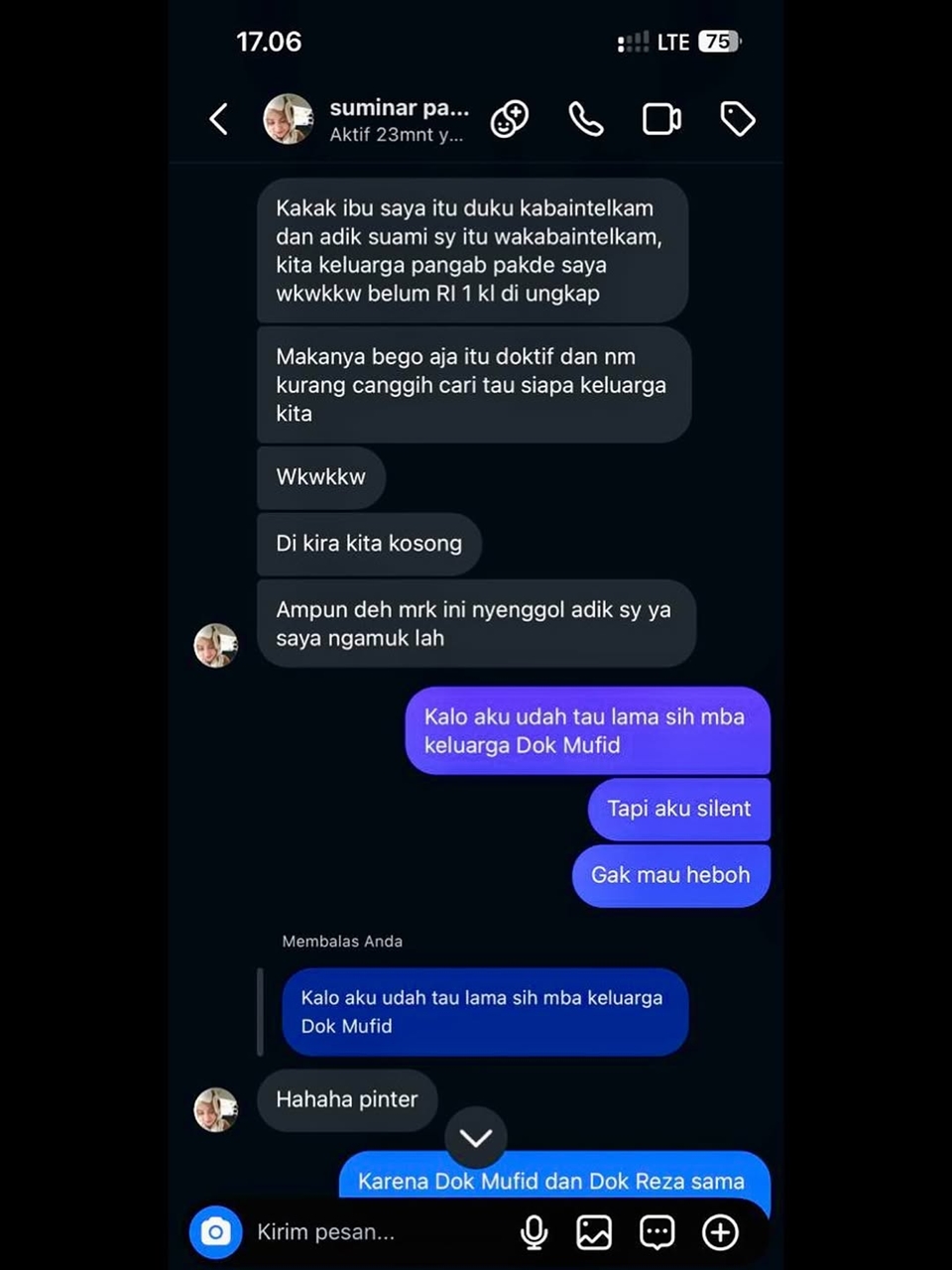 Dewi Kakak Ipar dr. Reza Gladys [Instagram Lucinta Luna]